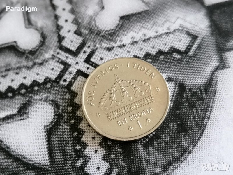 Mонета - Швеция - 1 крона | 2004г., снимка 1