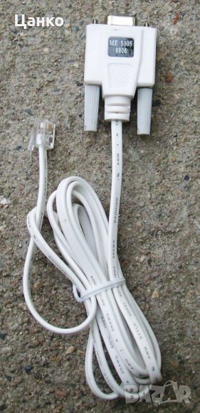 Продавам кабел RS232 9pin / RJ11 ME-5005 0006, снимка 1