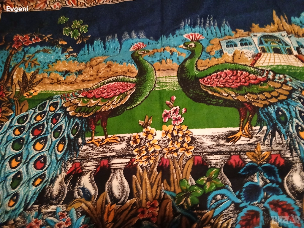 Ковьор  с пауни , снимка 1