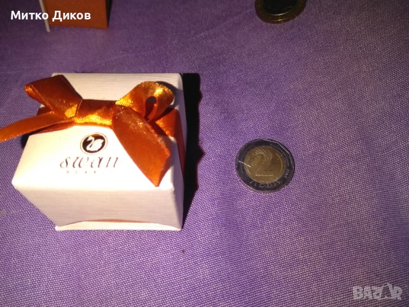 Монета от 2 лева Бългаско председателство на Съвета на ЕС-2018 в подаръчна кутийка, снимка 1