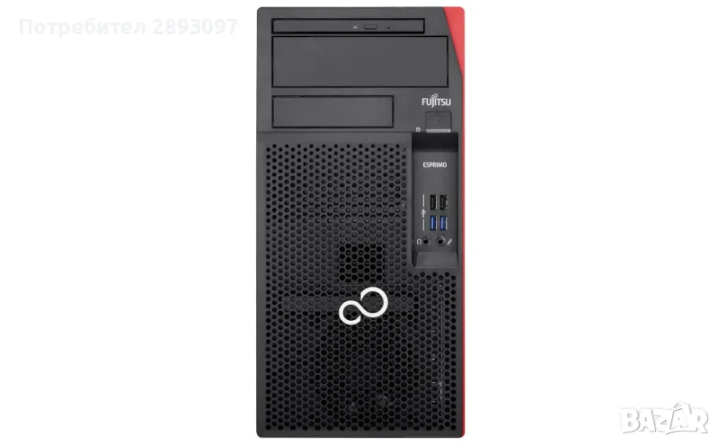 компютър Fujitsu P557 E90+ i3-6100 3,70GHz/DDR4 8GB/500GB HDD/Win 10 Pro, снимка 1