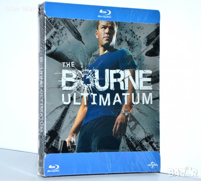 Steelbook Блу Рей Ултиматумът на Борн Blu Ray The Bourne Ultimatum, снимка 1