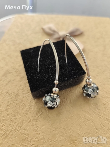 Сребърни обеци (176), снимка 1