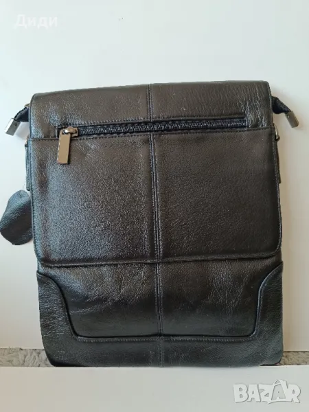 Нова мъжка кожена чанта, снимка 1