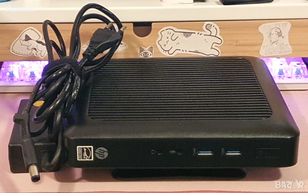 Малък компютър HP Thin Client T520 RAM 4GB SSD 240GB, снимка 1