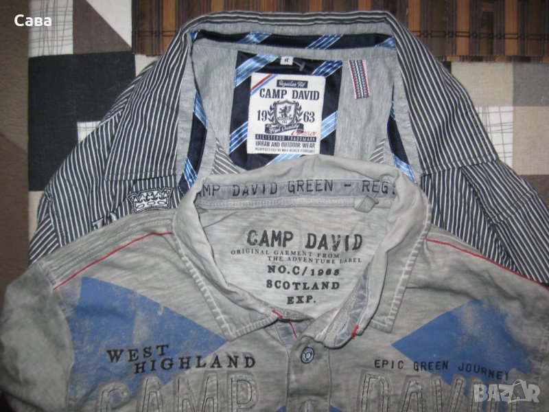 Блуза и риза CAMP DAVID  мъжки,ХЛ-2ХЛ, снимка 1