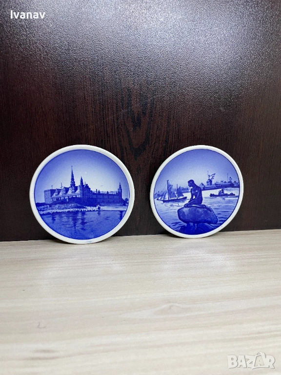 Декоративни чинийки от скандинавски порцелан 1936г., снимка 1