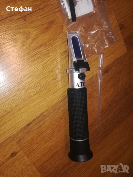 Рефрактометър спиртомер 0-80%, снимка 1