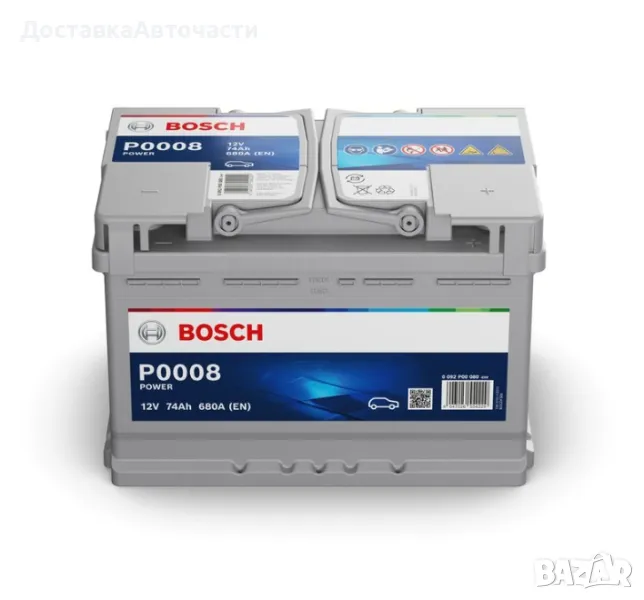 Акумулатор Bosch 74Ah 0 092 P00 080, снимка 1