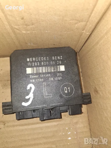 Модул врата Заден ляв Mercedes W203 2038206526, снимка 1