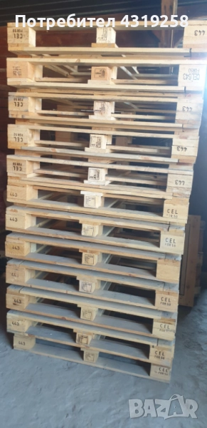 Продавам дървени палети и скари 120х85, снимка 1