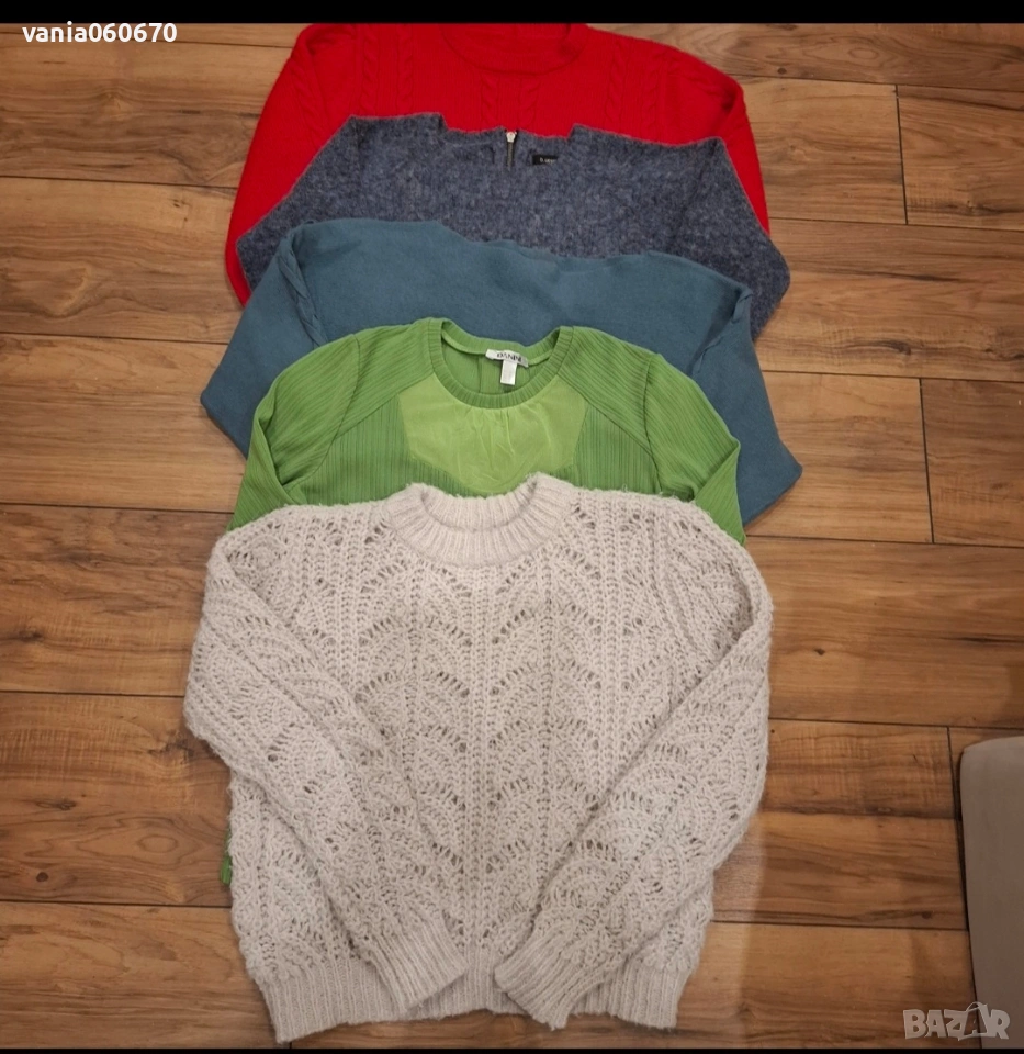лот 5 пуловера за 5 евро, снимка 1
