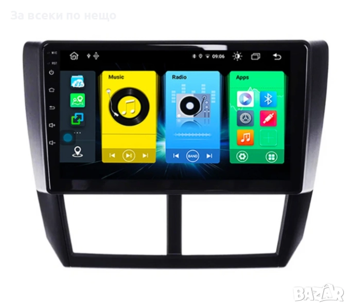 9-инчова мултимедия за SUBARU Forester 3 (2008–2013)  Impreza 3 (2007–2011) + Подарък камера, снимка 1
