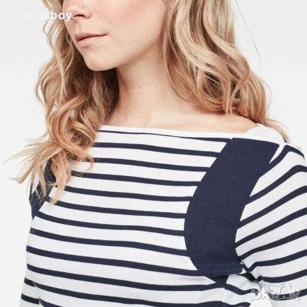 g-star zovas slim boat neck wmn - страхотна дамска блуза, снимка 1