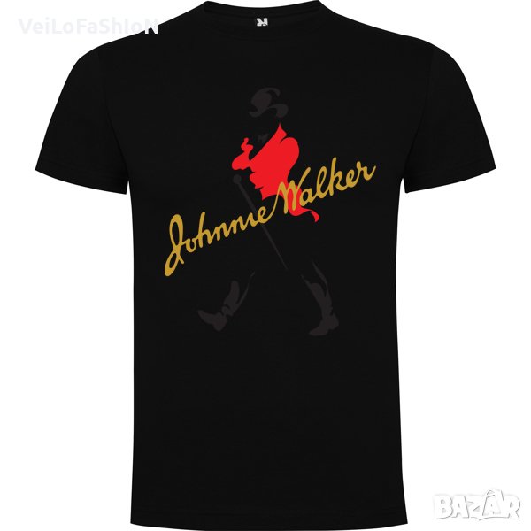 Нова мъжка тениска с логото на Johnnie Walker (Джони Уокър), снимка 1