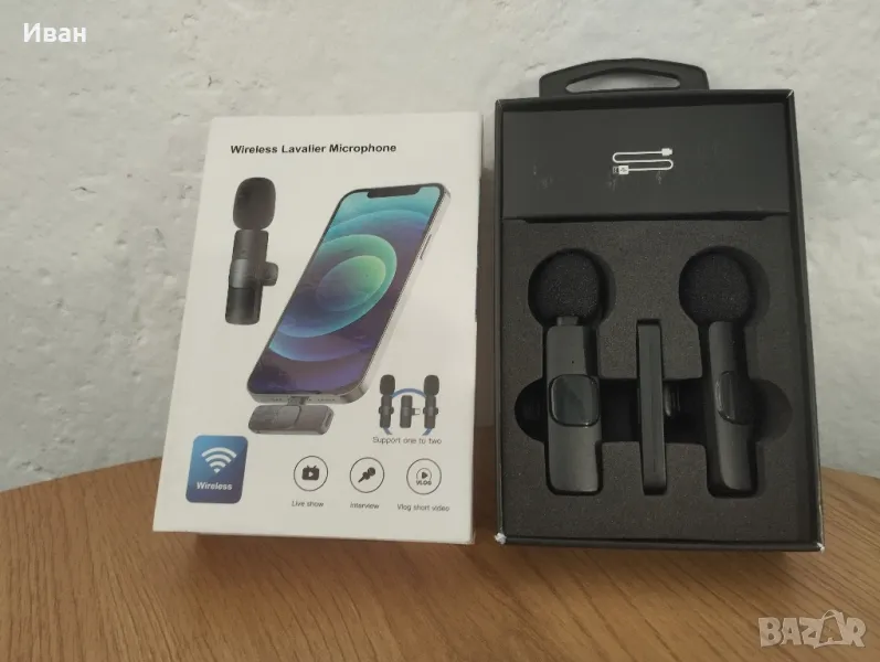 2 безжични микрофона за Iphone , снимка 1