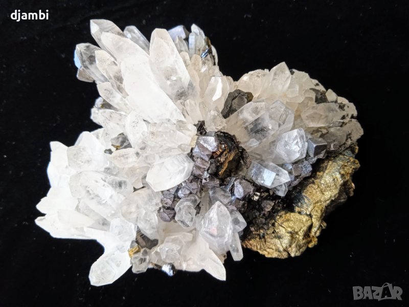 №150,Кварц, Планински кристал,Кварцова друза,Quartz Bulgaria,BGminerals,, снимка 1