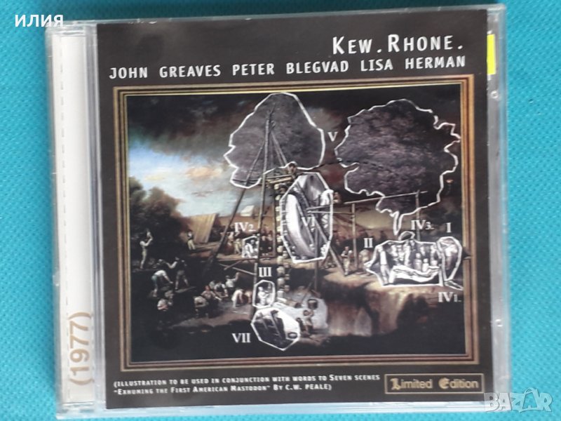 John Greaves/Peter Blegvad/Lisa Herman – 1977 - Kew. Rhone.(Fusion, Avantgarde,Contemporary Jazz), снимка 1