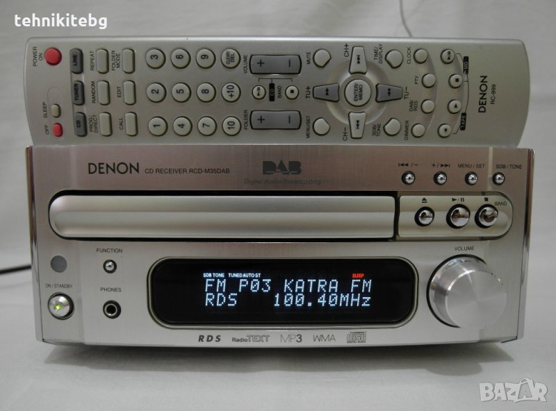 ⭐⭐⭐ █▬█ █ ▀█▀ ⭐⭐⭐ DENON RCD-M35DAB - CD/MP3/WMA ресивър с DAB/FM с RDS/EON/PTY/PS/TA/RT/TP/CT, снимка 1