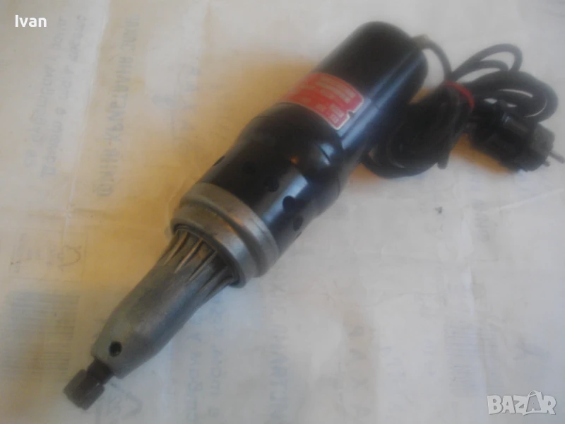 Немски оригинален старото качество електрически прав шлайф 20000 об/мин 230W цанга ф6мм ОТЛИЧЕН, снимка 1