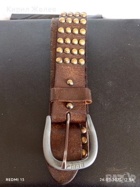 Унисекс кожен колан REPLAY много красив стилен дизайн 46950, снимка 1