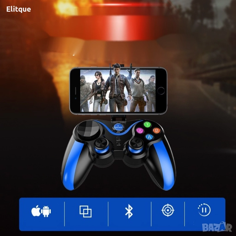 Безжичен геймпад с Bluetooth PSP39, снимка 1