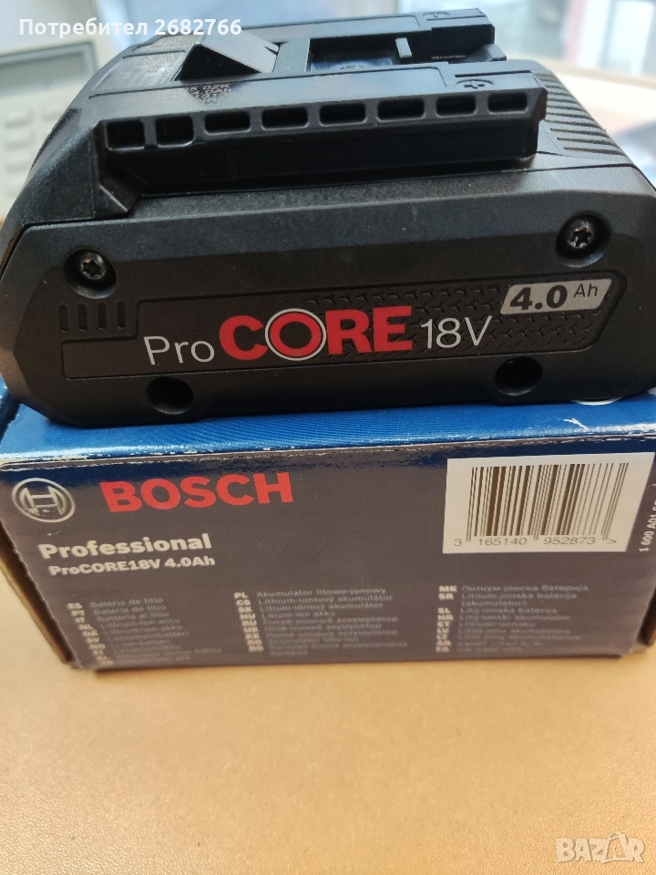 батерия bosch procore 4ah, снимка 1