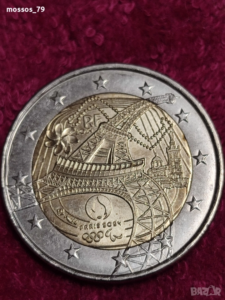 10 френски монети 2€, снимка 1