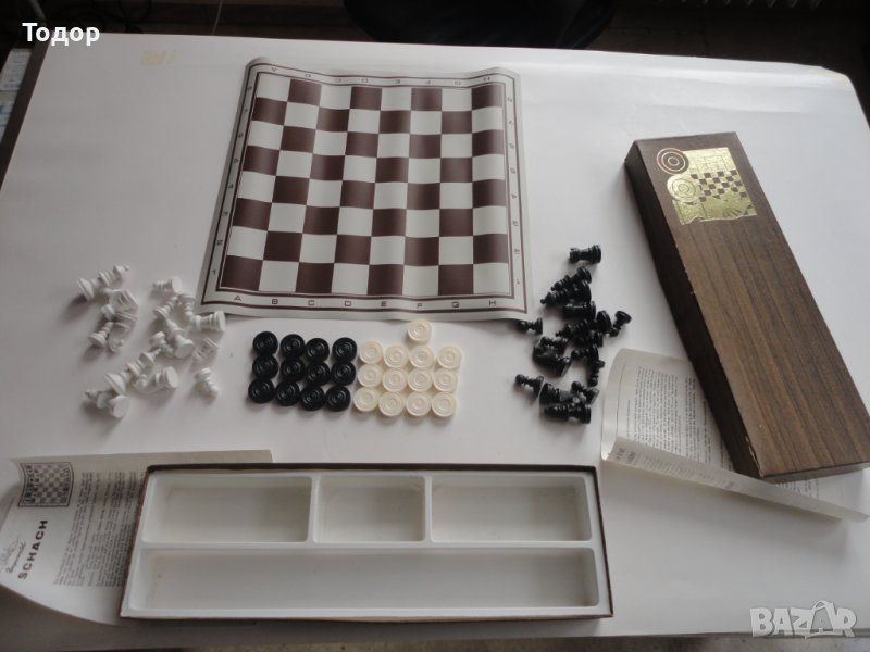 Немски шах и дама , снимка 1