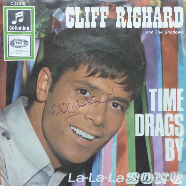 Грамофонни плочи Cliff Richard And The Shadows – Time Drags By 7" сингъл, снимка 1