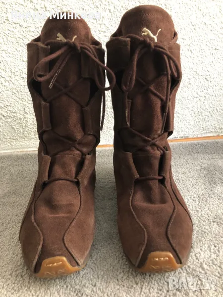 Дамски ботуши, естествена кожа Puma, снимка 1