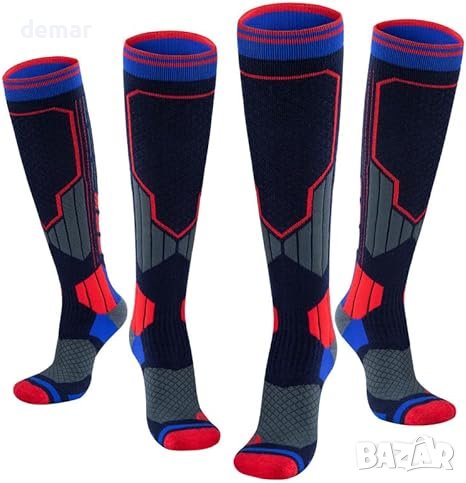 Компресиращи ски чорапи от мериносова вълна Reamphy, 39-42, снимка 1