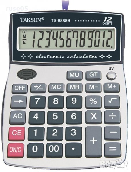 Калкулатор "TAKSUN TS-6888B" работещ, снимка 1