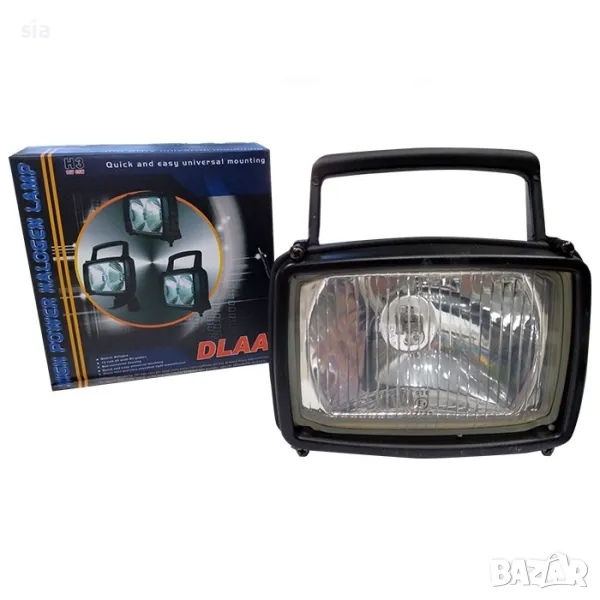 Халоген с крушка H3, 55W, 1бр, Бял, снимка 1