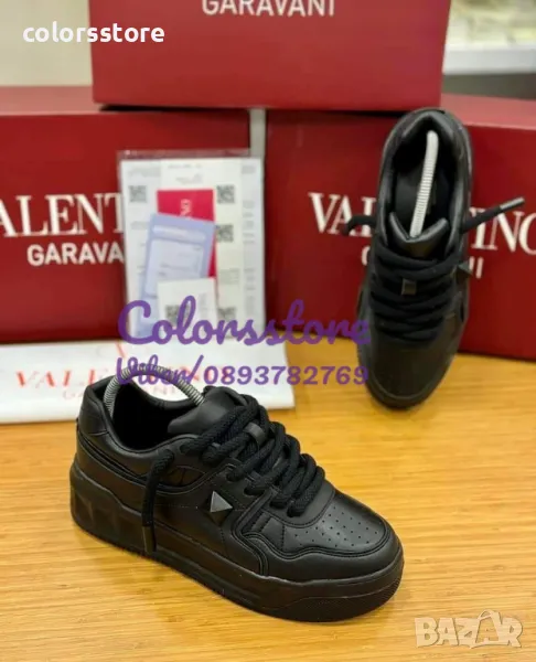 Мъжки черни кецове Valentino-VL-E154, снимка 1