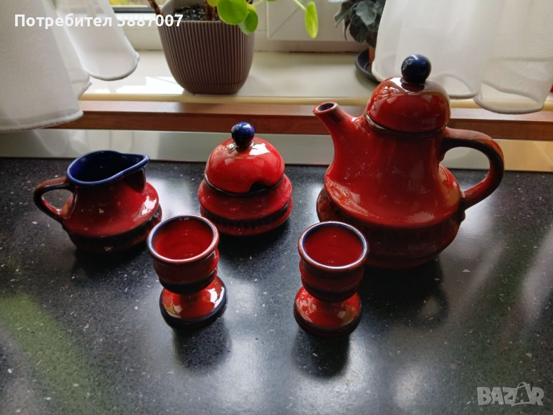 Винтидж керамичен сервиз за чай, снимка 1