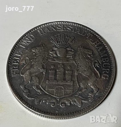 Сребърна Немска монета 5 марки 1903, снимка 1