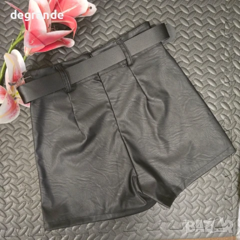 Черна пола панталон , снимка 2 - Панталони - 50912849