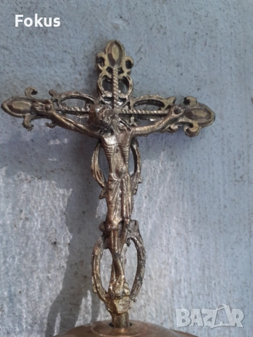 Настолен кръст разпятие религия кръстче, снимка 5 - Антикварни и старинни предмети - 53408583