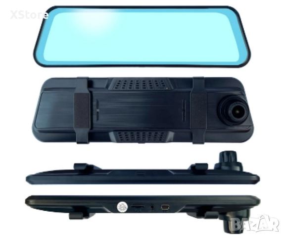 Видеорегистратор в огледало за обратно виждане за автомобил , снимка 6 - Аксесоари и консумативи - 52457635