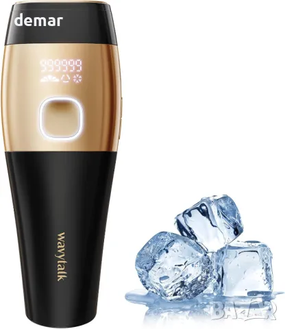 Устройство за лазерна епилация Wavytalk, IPL епилация, черно