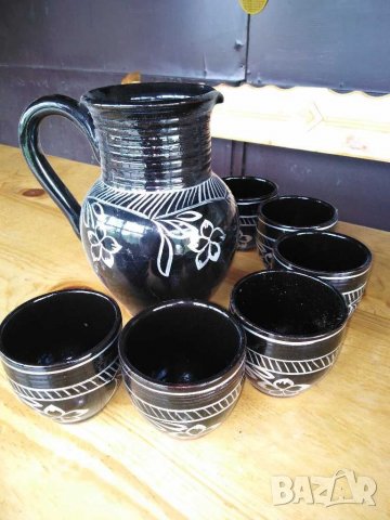 Керамичен сервиз за греано вино, снимка 3 - Сервизи - 33291310