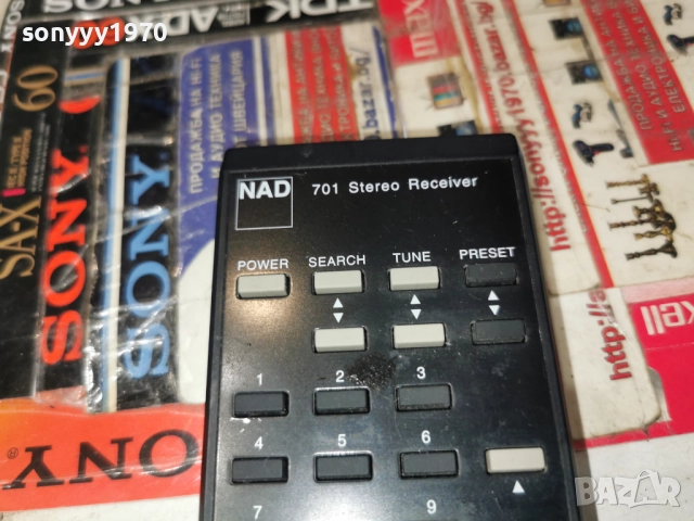 NAD 701 STEREO RECEIVER REMOTE CONTROL-ВНОС SWISS 1412250954, снимка 10 - Ресийвъри, усилватели, смесителни пултове - 52787903