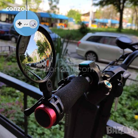 Огледало за обратно виждане на велосипеди, ел. скутери Xiaomi Mijia M365, Zero, Inokim, Kaabo  , снимка 6 - Аксесоари за велосипеди - 33361369