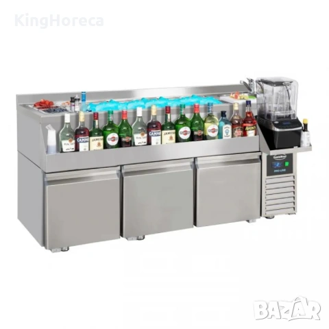 Хладилен плот - три врати, 280 литра