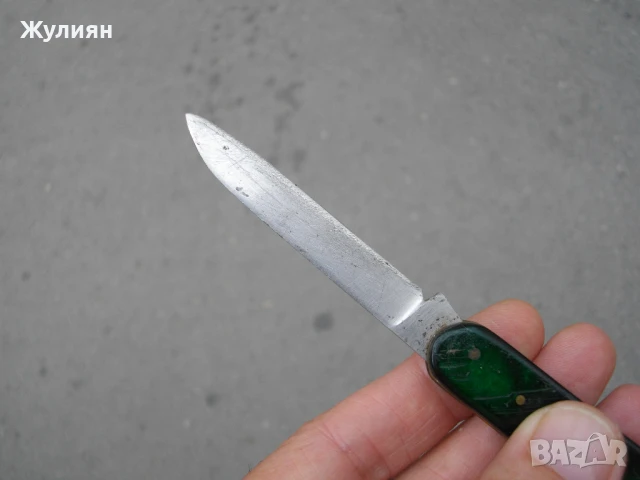 КОЛЕКЦИОНЕРСКО БЪЛГАРСКО ДЖОБНО НОЖЧЕ СЪРП И ЧУК Н, снимка 6 - Антикварни и старинни предмети - 51218658