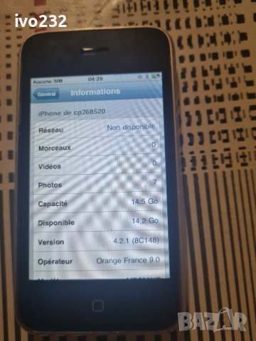 iphone 3g 16gb, снимка 4 - Apple iPhone - 43527536