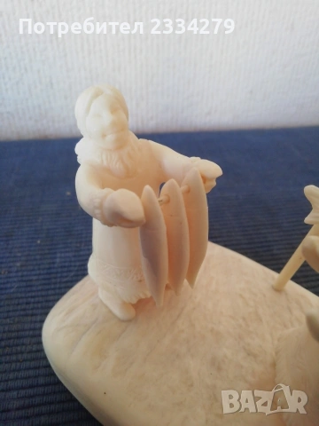 стари антични фигурални статуйки резба от кост. , снимка 10 - Антикварни и старинни предмети - 53483494