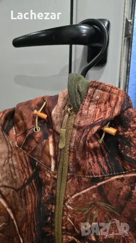 Зимно яке за лов и риболов с качулка L размер , снимка 8 - Якета - 48597170