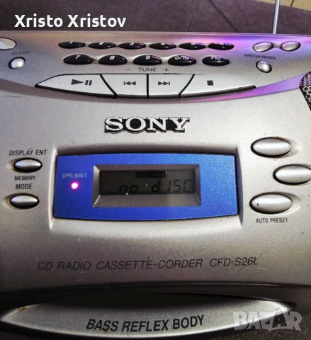 Sony CFD-S26L, снимка 4 - Радиокасетофони, транзистори - 53456449